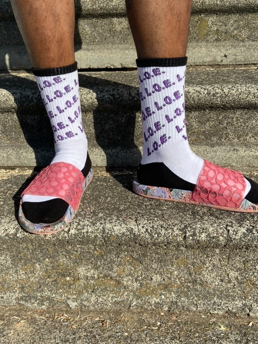 L.O.E crew socks